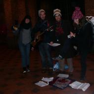 Here we are, busking for climate change adaptation financing